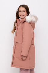 куртка  для девочки  ВК 38116/2 ГР