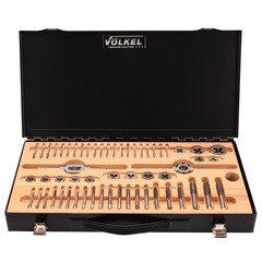 Набор метчиков и плашек M1 -M10 HSS-G 66пр Volkel 48002