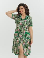 4572 Халат на пуговицах