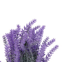 Лаванда искусственная в кашпо LADECOR