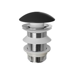 Aqueduto RAL0140 AQD RALO Донный клапан керамический Push-Open, черный матовый фото