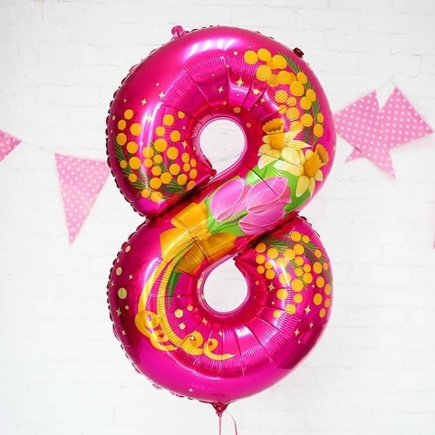 Фольгированная цифра