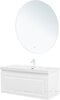 Aquanet 365940 Тумба с раковиной Агата 110 1 ящ. цв. белый сатин (365940)