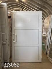 Дверь пластиковая входная Б/У 2040(в) x 1200(ш)
