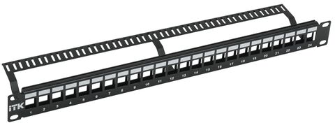 ITK 1U Модульная патч-панель UTP 24 порта