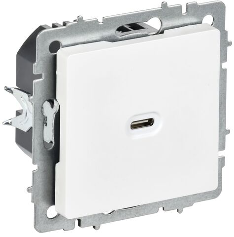 BRITE Роз. USB C 65Вт высокоскор. зар. РЮ12-1-БрАБ а/б IEK