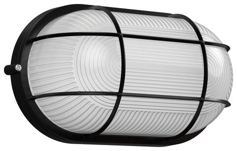 Светильник НПП1202 черный/овал с реш. 100Вт IP54 IEK