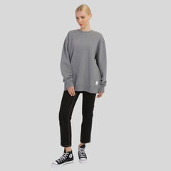Свитшот Alpha Industries Essential Crewneck Medium Charcoal Heather (Серая)