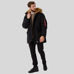 Парка Alpha Industries N-3B Alpine Parka Gen ll Black (Черная)