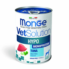 Влажный корм диетический Monge VetSolution Dog Hypo Monoprotein TUNA Гипо монопротеин с тунцом для собак для снижения реакции пищевой непереносимости 400 г - 12 шт
