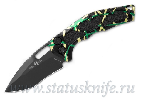 Нож Heretic Knives Medusa Auto MagnaCut Green Splash Exclusive
