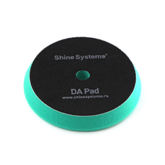 Shine Systems DA Foam Pad Green - полировальный круг экстра твердый зеленый, 155 мм