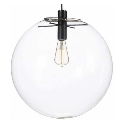 Светильник Glass Ball Ceiling Black D50