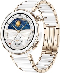 Смарт-часы Huawei Watch GT 5 Pro 42 мм золотистый-белый