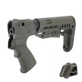 Телескопический приклад на МР-155, DLG Tactical черный