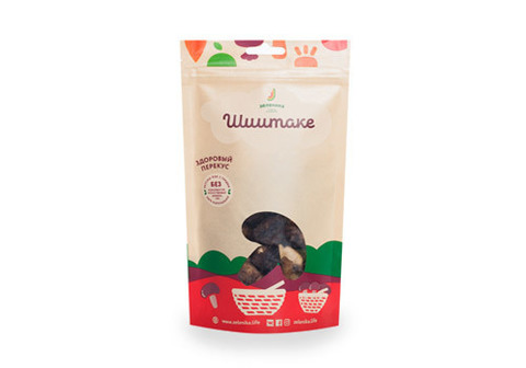 Здоровый грибной перекус из шиитаке, 50г