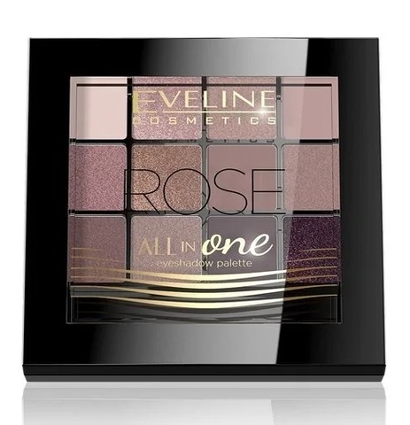 EVELINE Тени для век тон 2 ROSE серии  ALL IN ONE