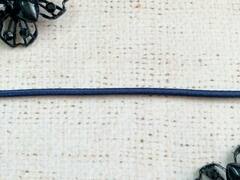 Резинка шляпная, d 3 мм, тёмно-синий