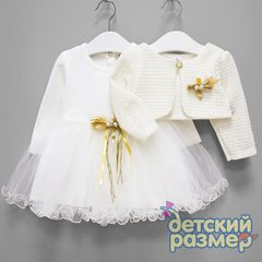 Платье с болеро (брошь)