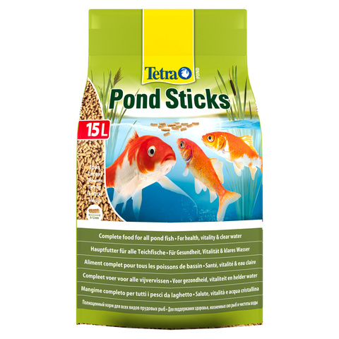 Tetra Pond Sticks корм для прудовых рыб в палочках (15 л)