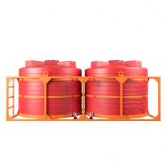 Кассета низкая 2*5000л КАС Политим 10000 л.(4350x2190x1773см;красный) - арт.560806