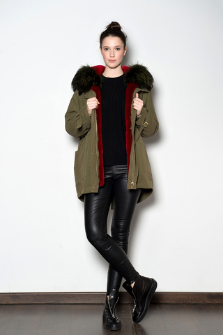 Парка из хлопковой ткани