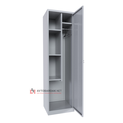 Компактный металлический шкаф для инвентаря (1860х500х500 мм)