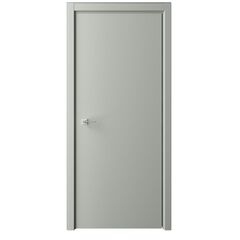 Купить Межкомнатная дверь эмаль Флэт серая глухая