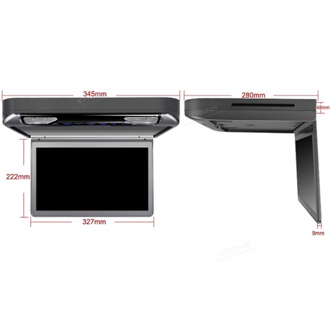Автомобильный потолочный монитор 13.3