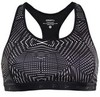 Топ Craft Greatness Mid Impact Bra W Black/White женский