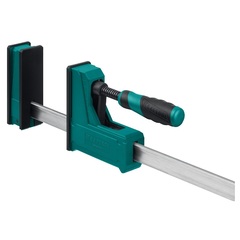 KRAFTOOL Grand-300/450, 300/450 мм, сжатие/распор, 600 кгс, глубина зажима 95 мм, корпусная струбцина (32240-30)