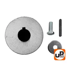 Шкив ведущий UNITED PARTS для 4T двигателя, d19,05xD60xH32мм, под два ремня 13мм