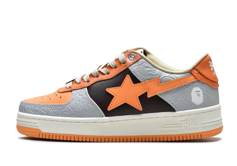 Bape Bapesta 'Orange/Grey' 