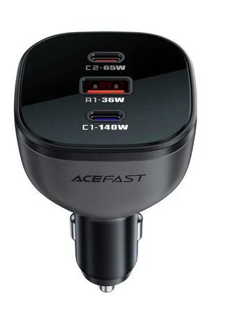 Автозарядка ACEFAST B14 165W 2*USB-C+USB-A 3-port car charger черный