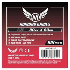 Протекторы для настольных игр Mayday Medium Square Card (80x80) - 100 штук