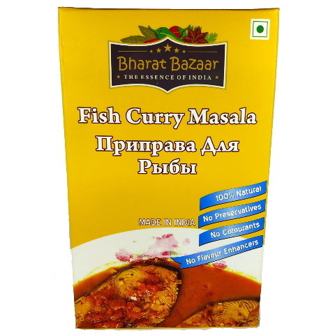 Купить Приправу масала для рыбы Bharat Bazaar, 100 г в интернет-магазине kotelock.ru