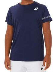 Детская футболка Asics Tennis Short Sleeve Top - peacoat