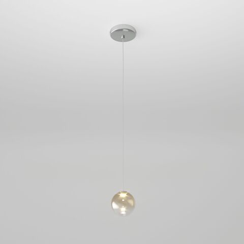 Подвесной светодиодный светильник 50234/1 LED хром/янтарный