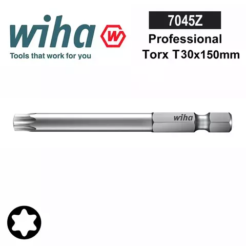 Бита T30х150мм TORX Professional Wiha 7045Z 33927