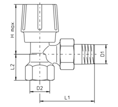 Oventrop 'HR' 1/2