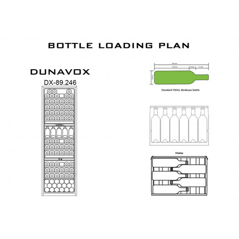 Винный шкаф Dunavox DX-89.246TSS