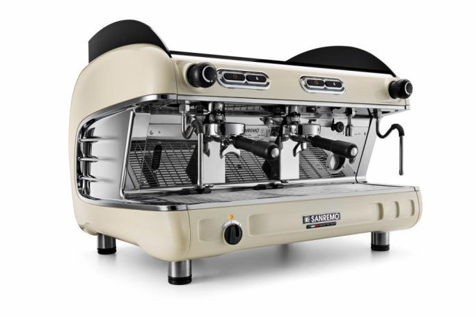 Кофемашина рожковая Sanremo Verona SAP 2 гр. полуавтоматическая, черная