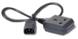 Power Cord [IEC 320 C14 to UK Receptacle] - 10 AMP/230V 0.61 Meters