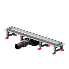 Am.Pm W01SC-U11-060-04SB MasterFlow Трап для душа линейный универс затвор Tile 60см цвет сталь мат фото
