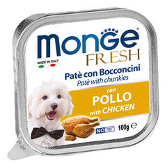 Monge Dog Fresh консервы для собак (курица) 100г