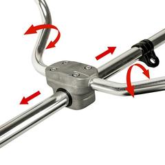 Триммер бензиновый неразъёмный с редуктором GB430 (1,84 кВт/2,5 л.c. 43 куб. см неразъем ранц. подвес +диск 2 КОРОБКИ) (Арт. 791-974)