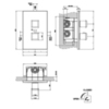 Встраиваемая часть термостата Gessi 09269031