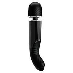 Черный вибратор-жезл Charming Massager Plus - 29 см. - 