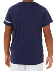 Детская футболка Asics Tennis Short Sleeve Top - peacoat