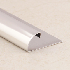 Профиль из нержавеющей стали под плитку SR003-12H глянец 2700 мм